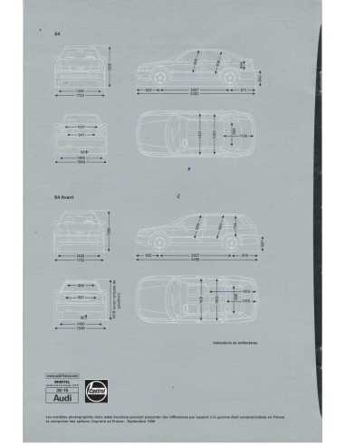 Catalogue AUDI S4 (Français) 1998 | AUDI28 |