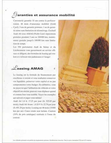 Brochure AUDI A4 , A6 et A8 (Français) | AUDI29 |