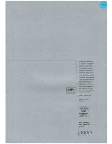 Catalogue AUDI A6/S6 Berline et Avant (Français) 1995 | AUDI30 |