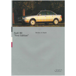 Dépliant AUDI 80 First édition (Français) 1994 | AUDI32 |