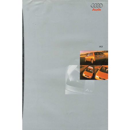 Dépliant AUDI A3 1.6 / 1.8 et 1.9 TDi (Français) 1996 | AUDI33 |