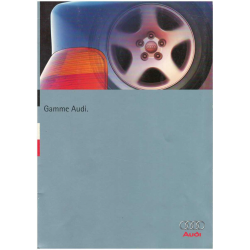 Catalogue Gamme AUDI (Français) 1995 | AUDI35 |