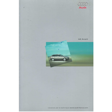 Catalogue AUDI A4 Avant (Français) 2001 | AUDI41 |