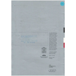 Catalogue Nouvelle AUDI A8 2.8l et 4.2 (Français) 1994 | AUDI42 | 2