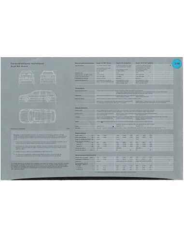 Catalogue Dépliant AUDI A4 Avant, inclus Quattro (Français) 1996 | AUDI44 |