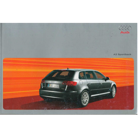Catalogue AUDI A3 Sportback (Français) 2005 | AUDI45 |