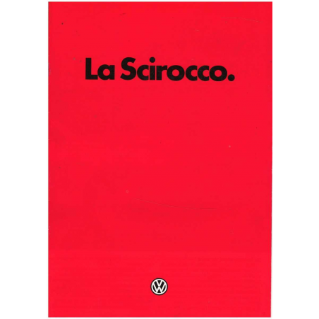 Catalogue VW SCIROCCO Mk2 (Français) 1983 | VW09 |