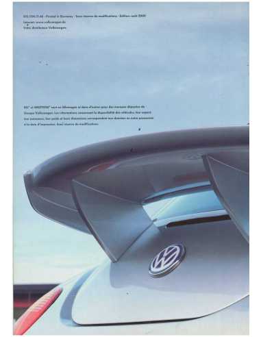 Catalogue VW New Beetle Mk1 RSi (Français) 2000 | vw11 |