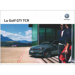 Dépliant VOLKSWAGEN GOLF 7 GTi TCR 2019 | VW14 - Ref: 915.1196.39.46 |