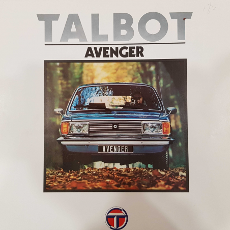 Dépliant TALBOT AVENGER (Français) 1980 | TAL01 - Ref : 1G010 F-9/79 |