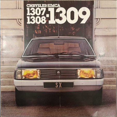 Brochure CHRYSLER SIMCA 1307 / 1308 / 1309 (Français) 1979 | CHRYSLER SIMCA 01 |
