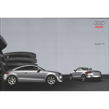 Catalogue Gamme AUDI TT Coupé et Roadster (Français) 2009 | AUDI47 |