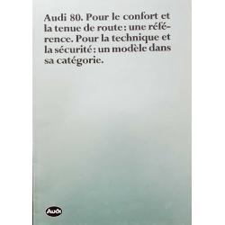 Brochure AUDI 80 ( Français ) 1981 | AUDI54 |