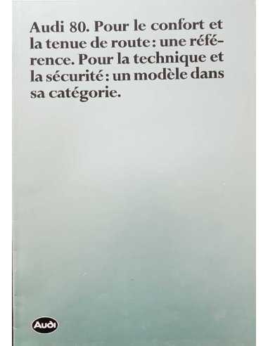 Brochure AUDI 80 ( Français ) 1981 | AUDI54 |