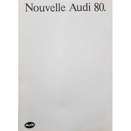 Brochure LA NOUVELLE AUDI 80 ( Français ) 1986 | AUDI57 |
