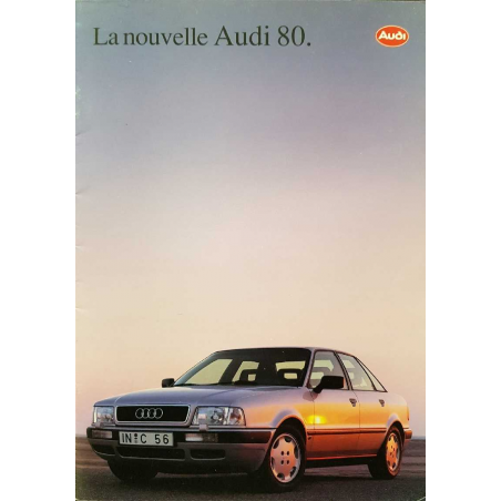 Brochure LA NOUVELLE AUDI 80 ( Français ) 1991 | AUDI59 |