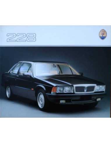 Dépliant MASERATI 228 Coupé (Anglais) | MAS02 |