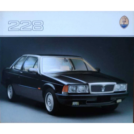 Dépliant MASERATI 228 Coupé (Anglais) | MAS02 |