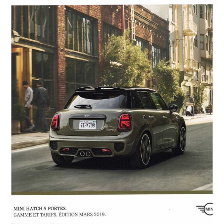 Catalogue MINI HATCH - Gamme et Tarifs 2019 ( Français ) | MINI017 |
