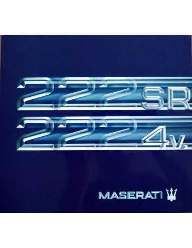 Catalogue MASERATI 222 SR / 4V (Français/Allemand) 1992 | MAS10 |