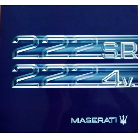 Catalogue MASERATI 222 SR / 4V (Français/Allemand) 1992 | MAS10 |