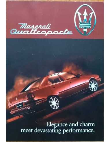 Dépliant Maserati Quattroporte 284 et 335 Ch (Anglais) | MAS011 |
