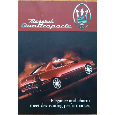 Dépliant Maserati Quattroporte 284 et 335 Ch (Anglais) | MAS011 |
