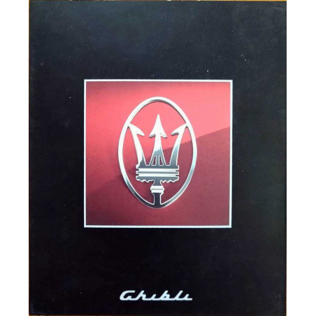 Dépliant MASERATI GHIBLI 2000 (Italien) 1994 | MAS014 |