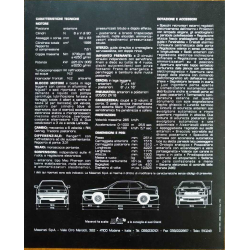Dépliant MASERATI GHIBLI 2000 (Italien) 1994 | MAS014 | 2