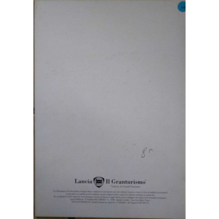 Brochure Publicitaire LANCIA &. (Français) 1996 | LAN18 |