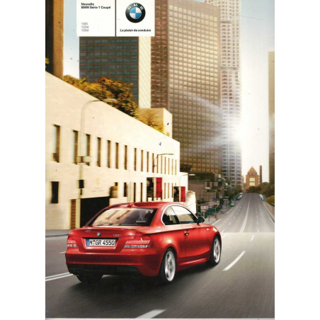 Catalogue BMW Série 1 Coupé (Français) 2007 | BMW 010 - Ref: 711 001 449 37 2/07 VZ |