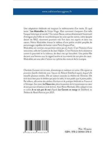 Misérables De Charlotte Escamez Ed. les Cygnes | 9782369443780 |
