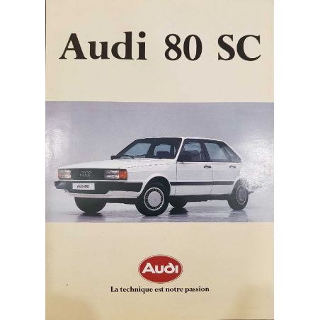 Dépliant AUDI 80 SC ( Français ) 03/1984 | AUDI067 |