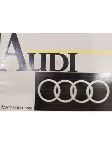 Catalogue AUDI - LA GAMME ( Français ) 1984 | AUDI070 |
