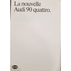 Brochure AUDI 90 QUATTRO ( Français ) 09/1984 | AUDI071 |