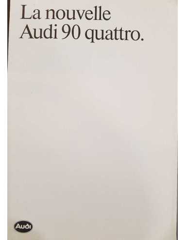 Brochure AUDI 90 QUATTRO ( Français ) 09/1984 | AUDI071 |