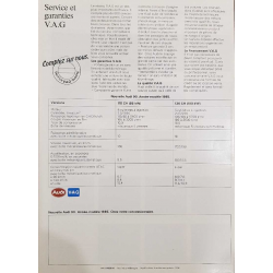 Catalogue La Nouvelle AUDI 90 ( Français ) 09/1984 | AUDI072 | 2