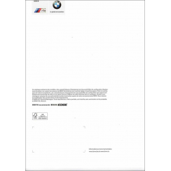 Catalogue BMW M3 V8 Coupé et Cabriolet (Français) 2006 | BMW014 | 2
