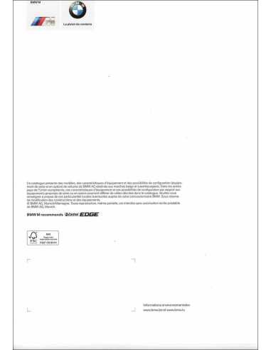 Catalogue BMW M3 V8 Coupé et Cabriolet (Français) 2006 | BMW014 |