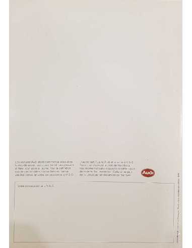 Catalogue AUDI 100 ( Français ) 08/1989 | AUDI083 |