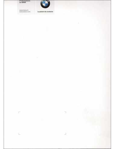 Catalogue BMW Série 3 Berline (Français) 2005 | BMW027 - Ref: 5 11 003 137 30 (L) 01/05 VZ |