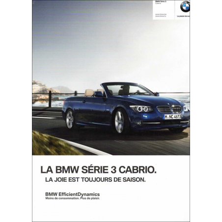 Catalogue BMW Série 3 Cabriolet (Français) 2012 | BMW029 - Ref: 4 11 003 330 63 2/12 BB |