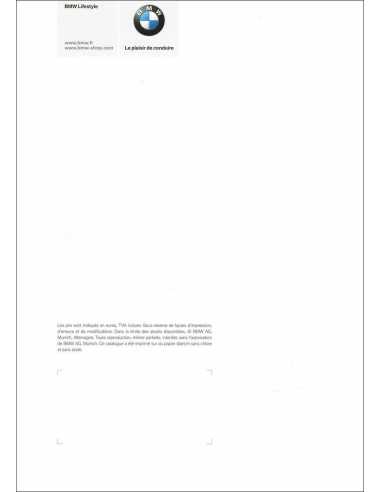 Catalogue BMW Lifestyle 2007/2008 (Français) | BMW035 - Ref: 7 11 105 063 30 08/07 |