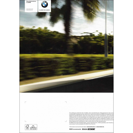 Catalogue BMW Série 6 Coupé / Cabrio (Français) 2014 | BMW 040 - Ref: 4 11 006 043 63 1/14 BB |