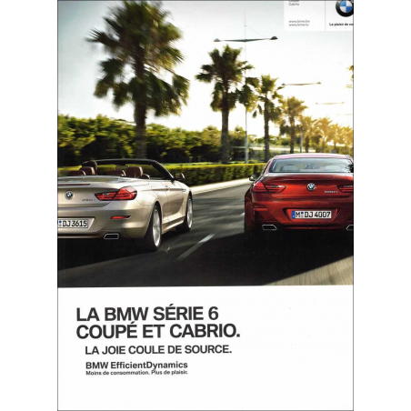 Catalogue BMW Série 6 Coupé / Cabrio (Français) 2014 | BMW 040 - Ref: 4 11 006 043 63 1/14 BB |
