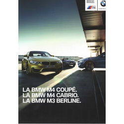 Catalogue BMW M3 Berline / M4 Coupé-Cabriolet (Français) 2015 | BMW 044 - Ref: 4 11 999 137 63 1/15 BB |