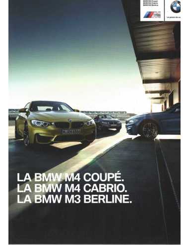 Catalogue BMW M3 Berline / M4 Coupé-Cabriolet (Français) 2015 | BMW 044 - Ref: 4 11 999 137 63 1/15 BB |