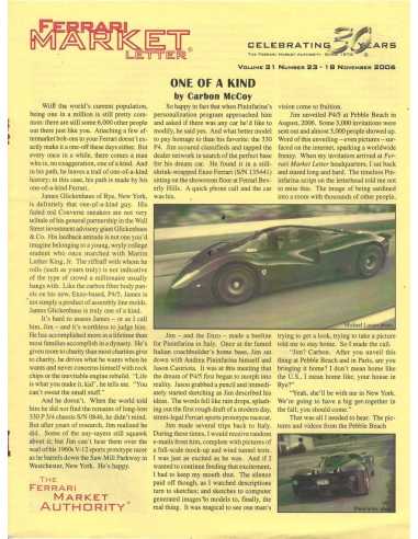 The Ferrari Market Letter Vol.31 Issue 24 | FERRARI MARKET n°24 |
