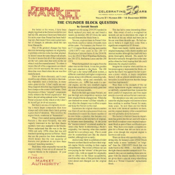 The Ferrari Market Letter Vol.31 Issue 25 | FERRARI MARKET n°25 |