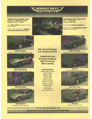 The Ferrari Market Letter Vol.32 Issue 1 | FERRARI MARKET n°1 |